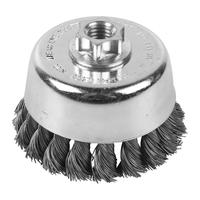 Щётка чашечная M14 с кручёной проволокой MILWAUKEE Knot Cup Brush M14 90x20mm Steel 0.5mm - 1 pc 4932501737