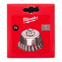 Щётка чашечная M14 с кручёной проволокой MILWAUKEE Knot Cup Brush M14 90x20mm Steel 0.5mm - 1 pc 4932501737
