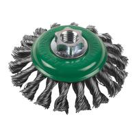 Щётка коническая M14 с кручёной проволокой MILWAUKEE Knot Conical Brush M14 100x12mm Stainless Steel 0.5mm - 1 pc 4932501745