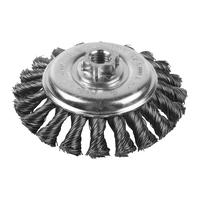 Щётка коническая M14 с кручёной проволокой MILWAUKEE Knot Conical Brush M14 115x12mm Steel 0.5mm - 1 pc 4932501746