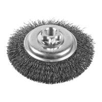 Щётка коническая с гофрированной стальной проволокой M14 MILWAUKEE Bevel Brush M14 100x10mm Steel Crimped 0.35mm - 1 pc 4932501748