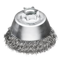 Щётка чашечная проволочная M14 с гофрированной проволокой MILWAUKEE Cup Brush M14 65mm Steel Crimped 0.35mm - 1 pc 4932501750