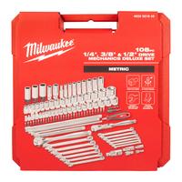 Набор инструментов механика универсальный MILWAUKEE 108 pc 1/4'' & 3/8'' & 1/2'' Drive Mechanics Set 4932501845