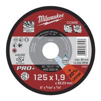Диск комбинированный отрезной и шлифовальный по металлу MILWAUKEE SC / SG 27 / 125x1.9x22mm - 1 pc 4932502294