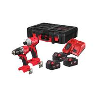 Набор аккумуляторных бесщёточных инструментов MILWAUKEE M18 BLPP2D3-503P 4933499433