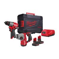 Набор аккумуляторного инструмента (2 инструмента) MILWAUKEE M12 FPP2BG2-502X 4933500138