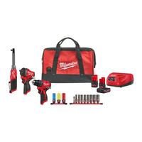 Набор аккумуляторного инструмента (3 инструмента) MILWAUKEE M12 FPP3BNLA-522B 4933502391