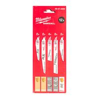 Набор полотен для сабельных пил Sawzall MILWAUKEE Sawzall Blade Set 3 - 12 pc 49472229