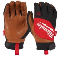 Перчатки с кожаными вставками S/7 MILWAUKEE 4932479726