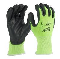 Перчатки защитные Hi-Vis Cut level (Хай Виз Кат Левел) 1/A, XXL/11 MILWAUKEE 4932479920