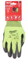Перчатки защитные Hi-Vis Cut level (Хай Виз Кат Левел) 5/E, L/9 MILWAUKEE 4932479933