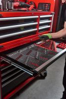 Инструментальная тележка 46˝ / 117 см, 10 полок MILWAUKEE 4932478852